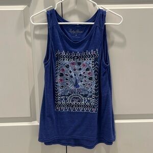 Cute peacock tank top M